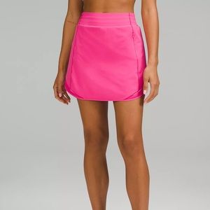 Lululemon Hotty Hot High-Rise Skirt *Long Sonic Pink